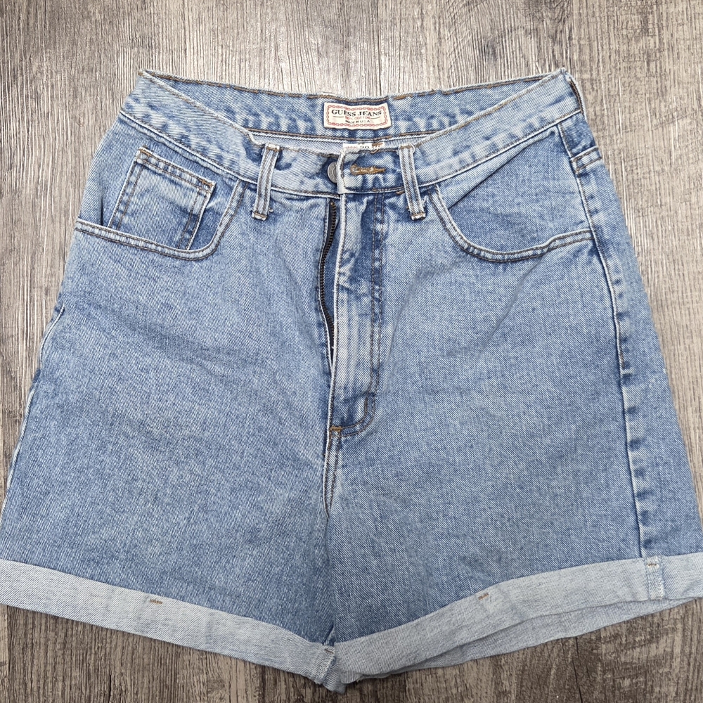 Guess Jeans Vintage 90's Blue Jean Shorts